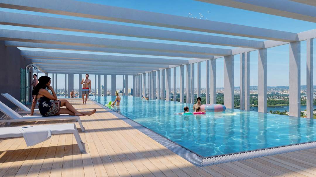 NEUBAU | 2 ZIMMER MIT BALKON | VIENNA TWENTYTWO | MIETBEGINN 1. APRIL 2026