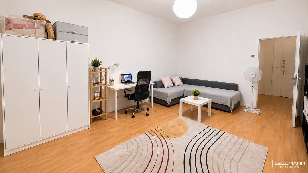 Kompakt, gepflegt &amp; sofort verfügbar – 2-Zimmer-Wohnung nahe Donau und Augarten | ZELLMANN IMMOBILIEN