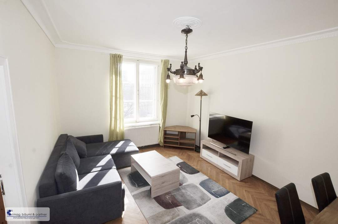 WIEN CITY: AB SOFORT 4-ZIMMER-WOHNUNG NAHE RING, STADTPARK & BHF. WIEN-MITTE MIETBAR