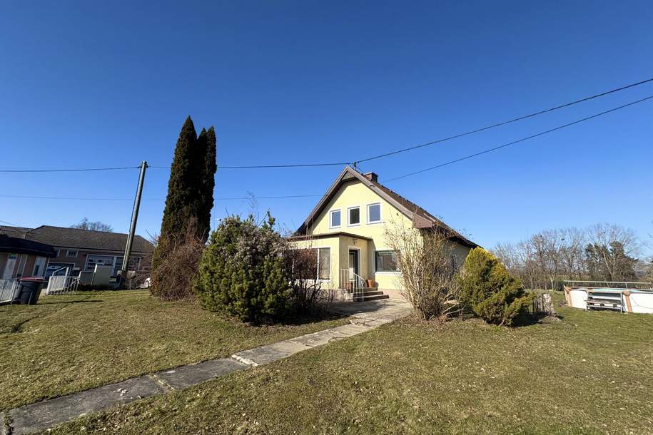 Preisreduziert - Grundstück im Ortszentrum mit Bestandsgebäude, Haus-kauf, 330.000,€, 4064 Linz-Land