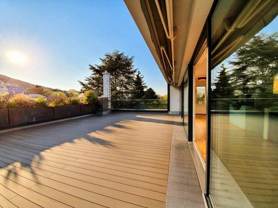 Designer-Doppelhaushälfte mit DACHTERRASSE & GARTEN & STELLPLATZ in Mödling