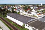Industrie- / Werkshalle in St. Valentin - 1268 m² zur Miete für Ihre Geschäftsideen, zzgl. überdachte Freifläche 282 m²