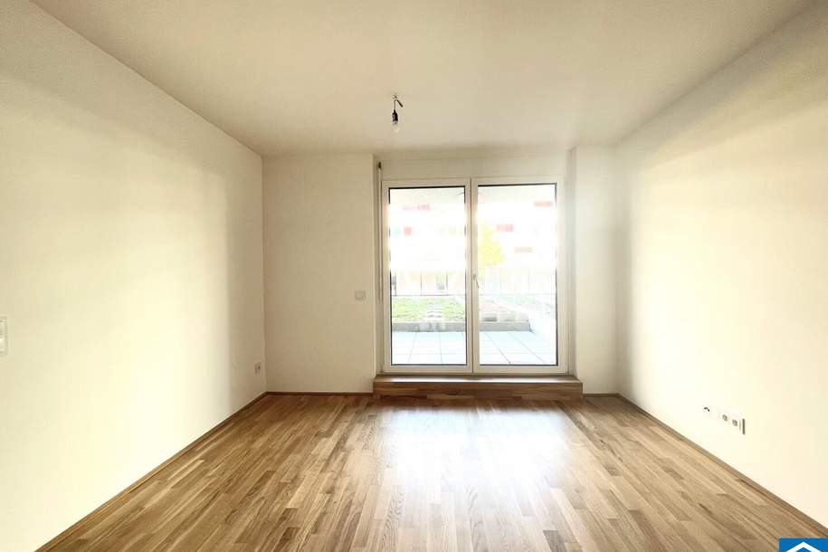 Smarte 2-Zimmerwohnung mit Freifläche direkt bei der U-Bahn!, Wohnung-miete, 911,00,€, 1220 Wien 22., Donaustadt