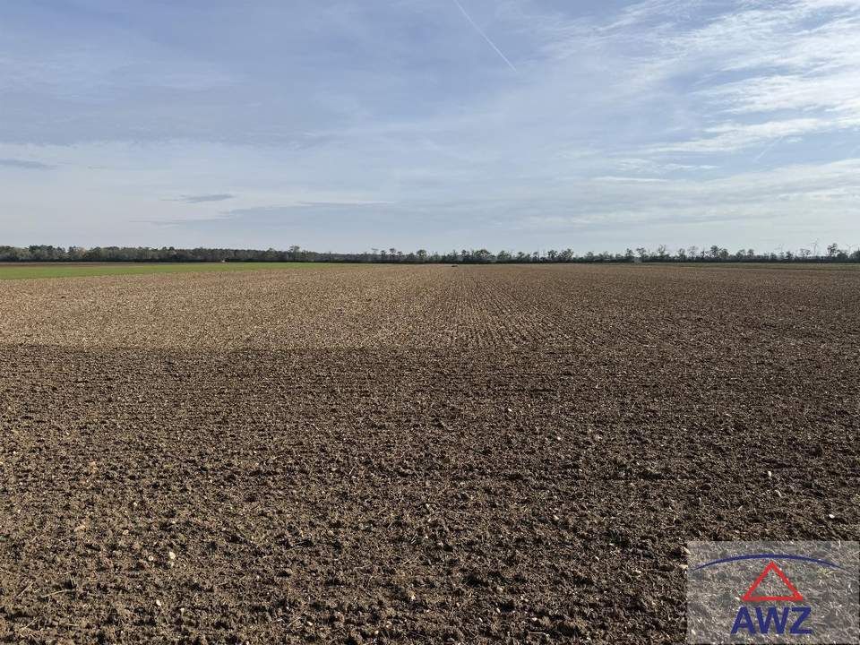 Schöner ebener Acker mit Brunnen!