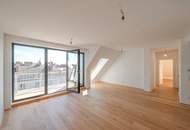 ++FonteFlats++ Außergewöhnlicher 4-Zimmer Dachgeschoss-ERSTBEZUG mit großartiger Dachterrasse
