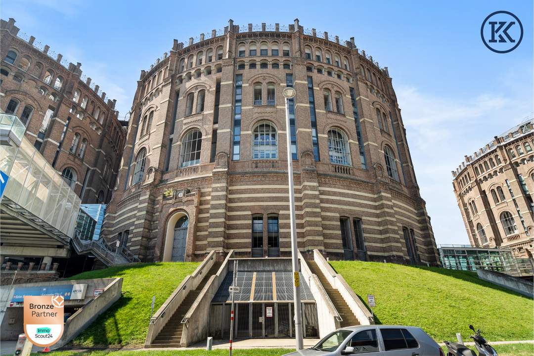 Traumhafte Maisonette-Wohnung direkt im Gasometer – Wohnen mit Weitblick über Wien!