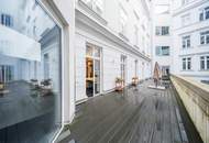 Topmodernes, loftartiges Open Space Büro auf zwei Ebenen mit Terrasse im Telegraf 7 zu mieten