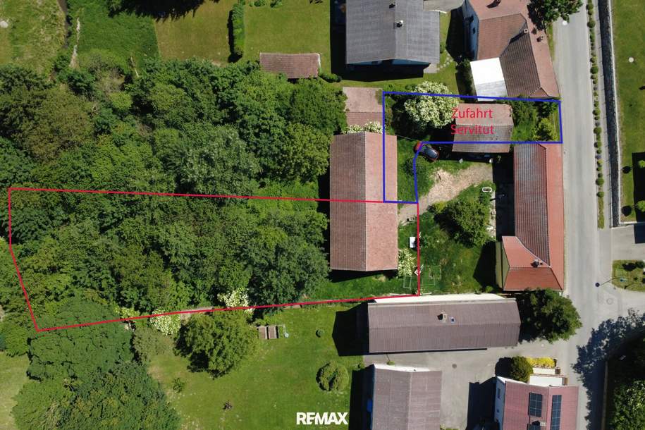 Grundstück mit vielfältigen Möglichkeiten – 600 m² Bauland und 695 m² Grünland, Grund und Boden-kauf, 99.000,€, 3062 Sankt Pölten(Land)