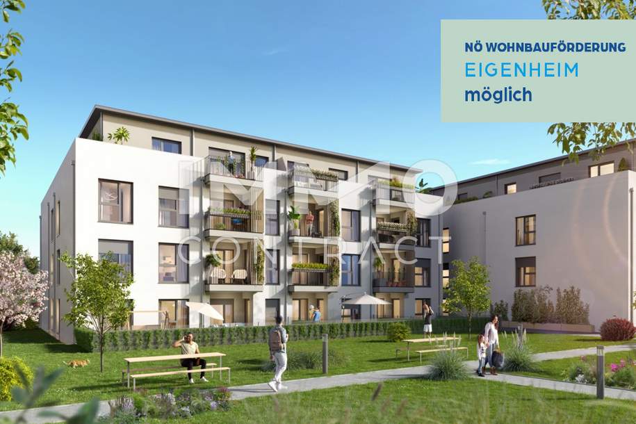 Urbanes Leben im Wohnpark Obergrafendorf, Wohnung-kauf, 194.500,€, 3200 Sankt Pölten(Land)