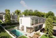 Exklusive Doppelhaushälften mit Traum-Ausblick auf die Burg Liechtenstein – schlüsselfertig mit Terrasse, Garten &amp; Balkon! 4–5 Zimmer für höchste Wohnansprüche!