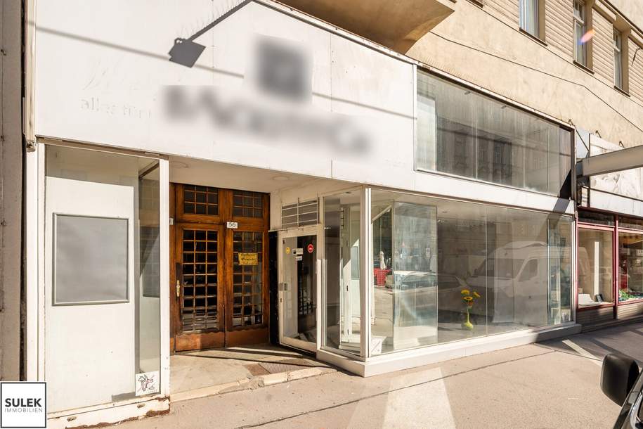 Erzählen Sie uns von Ihrem Konzept! Geschäftslokal in der Lerchenfelder Straße ab sofort verfügbar!, Gewerbeobjekt-miete, 978,89,€, 1080 Wien 8., Josefstadt