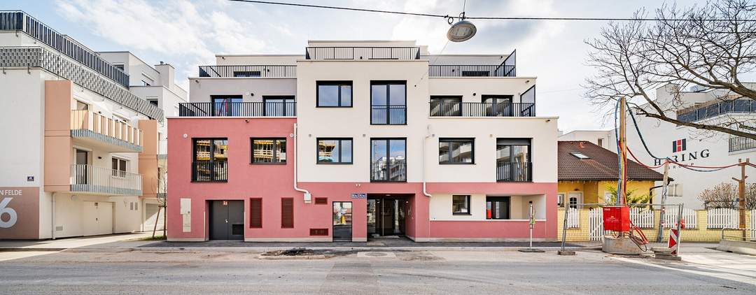 3-Zimmer-Neubauwohnung inkl. Komplettküche mit Geschirrspüler und Mikrowelle, Terrassen-Außenfläche und Kellerabteil / ALF44 Top 1-18