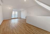 MAI-HIGH-SONETTE >> Moderne Duplex-Wohnung mit lichtdurchfluteten Räumen >> DACHTERRASSE