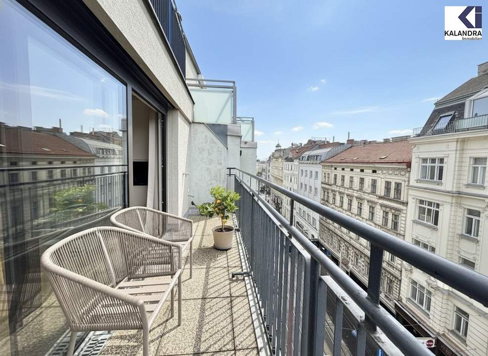 360 TOUR // LUXUSMÖBLIERTE TERRASSEN-WOHNUNG JOSEFSTADT