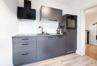 Möblierte Kleinwohnung mit toller Ausstattung und sonniger Loggia