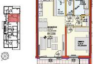 57m² Genossenschaftswohnung "ERSTBEZUG-PROVISIONSFREI" Miete mit Kaufrecht, unbefristet (2 Pkw Einstellplätze) + Loggia