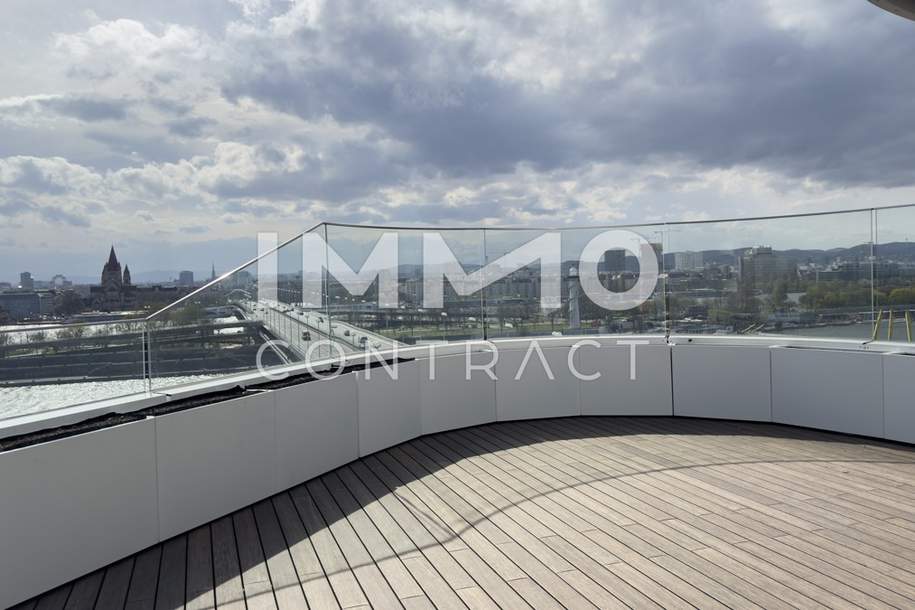 Sunny four-room apartment with 105 m² balcony and amazing amenities on the New Danube, Wohnung-kauf, 2.495.000,€, 1220 Wien 22., Donaustadt