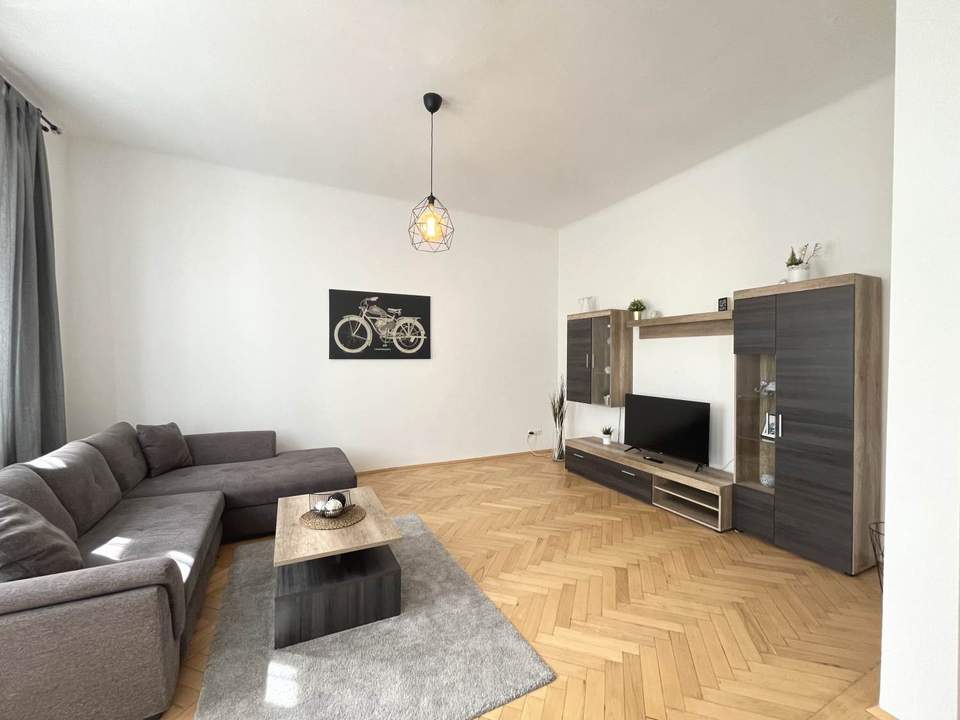 Möblierte 3-Zimmer-Wohnung im 19. Bezirk - Donaukanal und Wertheimsteinpark ums Eck!