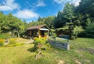 Idyllisches Feriengrundstück mit Holzhaus in Grünruhelage nahe Gleisdorf