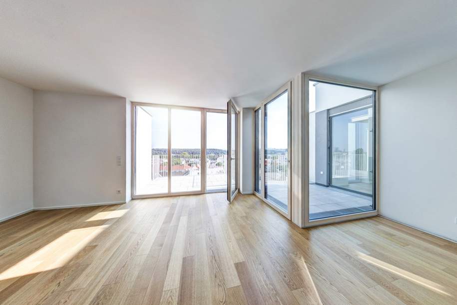 DACHGESCHOSS MIT AUSBLICK - 360° Rundgang 3 Zimmer mit ca. 33m² Terrasse - südseitig, Wohnung-kauf, 1.107.000,€, 1140 Wien 14., Penzing