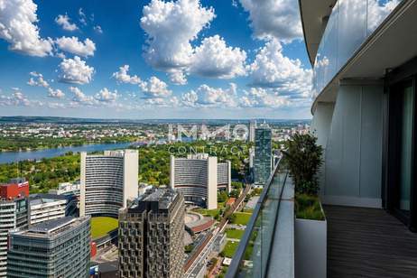 DANUBEFLATS: 41. Etage - Stephansdom, Prater &amp; Donaublick, Wohnung-kauf, 424.710,€, 1220 Wien 22., Donaustadt