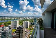 DANUBEFLATS: 41. Etage - Stephansdom, Prater & Donaublick