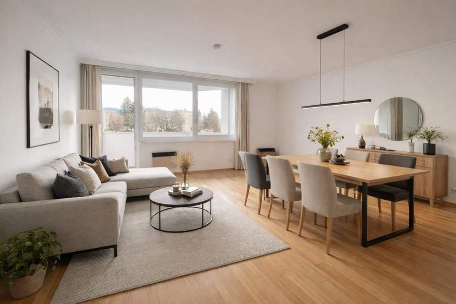 Attraktive 3-Zimmer-Wohnung mit Loggia und Tiefgaragenplatz in Klagenfurt – Welzenegg, Wohnung-kauf, 198.000,€, 9020 Klagenfurt(Stadt)