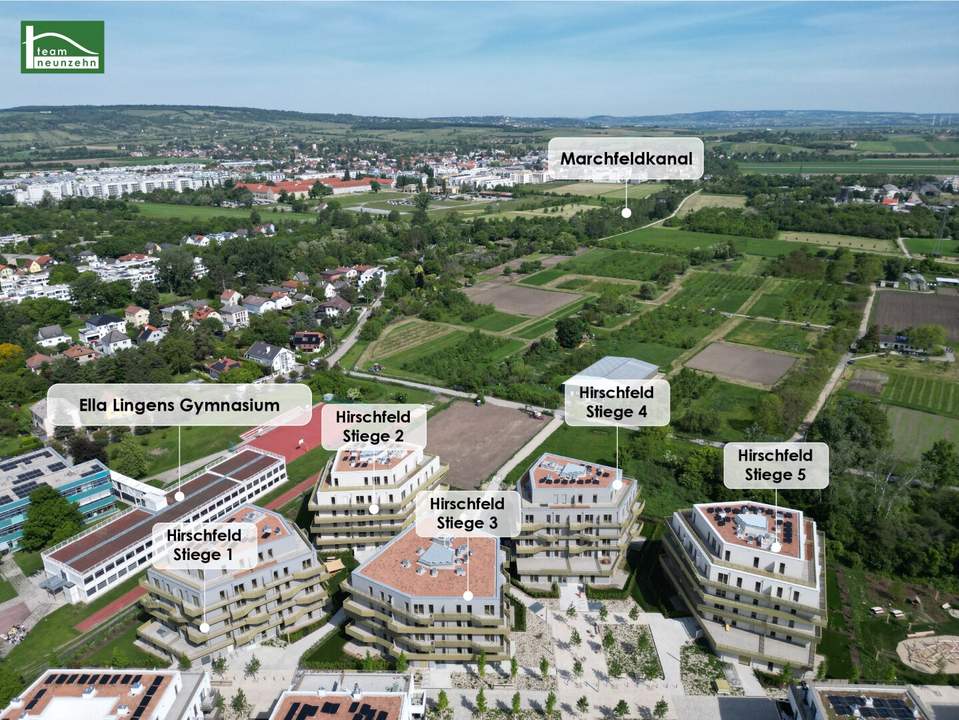 Sie werden es lieben – durchdachte Grundrisse mit Freiflächen im Grünen – Niedrig-Energie-Standard