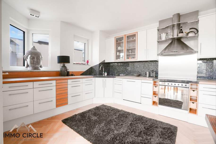 Stilvolle 118 m² Dachgeschoßwohnung mit 65 m² Panoramaterrasse in Graz-St. Peter!, Wohnung-kauf, 8042 Graz(Stadt)