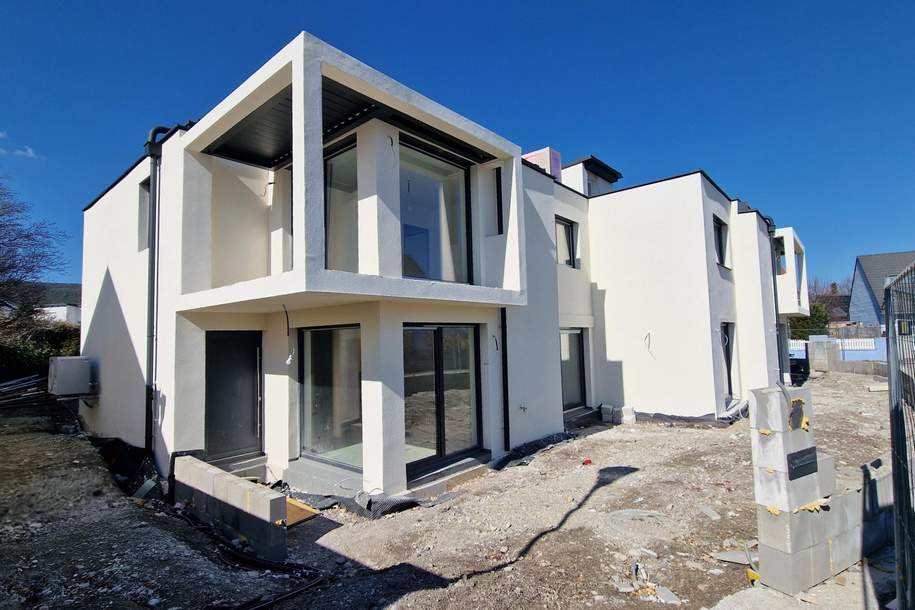 Doppelhaushälfte Neubau Top 1 – schlüsselfertig mit Dachterrasse!, Haus-kauf, 648.000,€, 2540 Baden