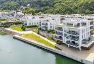Donaujuwel – Penthouse mit Panorama und privatem Wasserzugang