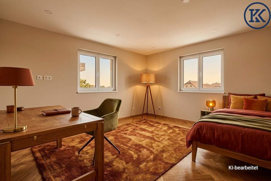 Neubau-Einfamilienhaus in Unterbrunn – Smart Living mit Garten, nahe Wien, Haus-kauf, 475.000,€, 2284 Gänserndorf