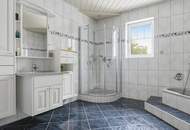 Außergewöhnliches Zweifamilienhaus mit Schwimmteich, Sauna &amp; Wintergarten