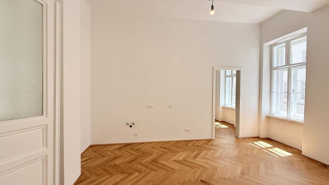 Charmante und sonnige Altbauwohnung-urbanes Wohnen am Augarten