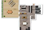 Exklusive 2-3 Zimmer Terrassenwohnung in ruhiger Lage nahe dem Salzkammergut Golfclub