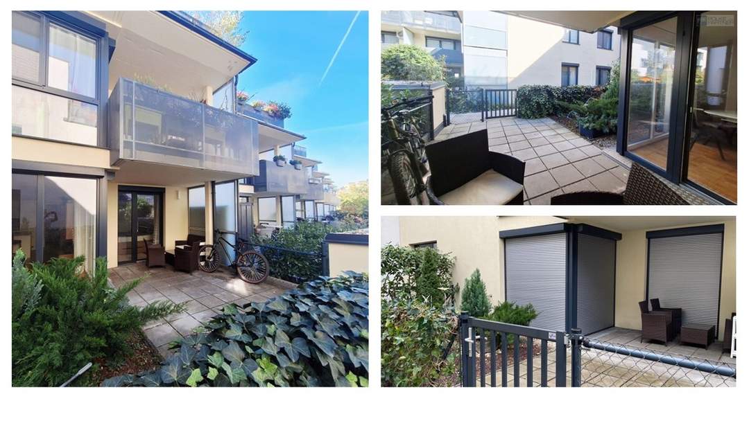 Urban und Grün mit 85 m² Gesamtnutzfläche: Ruhige Neubau-Gartenwohnung und Tiefgarage – Nur 5 Gehminuten zur U6-Station