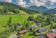 Baugrundstück mit Einfamilienhaus-Planstudie