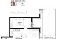 Moderne 3-Zimmer-Gartenwohnung mit großer Terrasse - in der Koloniestraße!