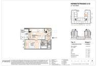 Hofseitige Zweizimmerwohnung mit Westbalkon und durchdachtem Grundriss (NEU, Erstbezug)
