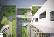 Eigengarten &amp; Terrasse inmitten der Stadt! 2 Zimmer Neubauwohnung ab Ende April beziehbar!