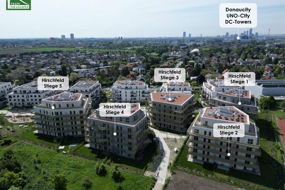 Wald – Wiese – Bach - Ihre Wohnoase zum Entspannen mit toller Infrastruktur, Wohnung-kauf, 255.000,€, 1210 Wien 21., Floridsdorf