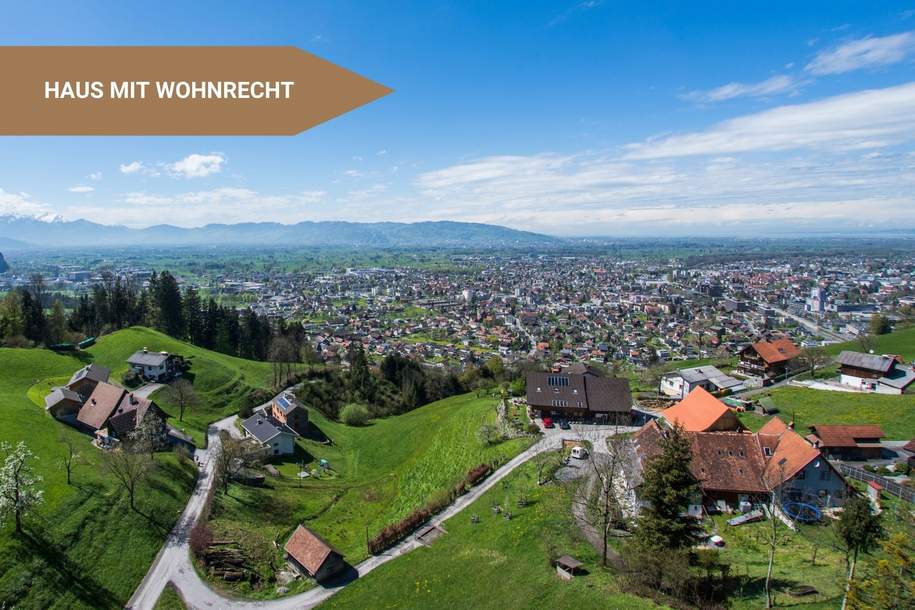 Attraktive Investitionsmöglichkeit in aussichtsreicher Lage von Dornbirn, Haus-kauf, 6850 Dornbirn
