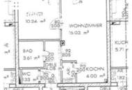 Renovierte 2-Zimmer-Wohnung mit Terrasse und Garten