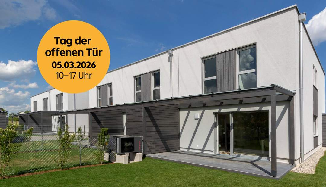FRÜHJAHRSAKTION - TAG DER OFFENEN TÜR AM 05.03.2026 - PROVISIONSFREI - BELAGSFERTIG IN ZAUBERHAFTER GRÜNLAGE IN KREMS - GNEIXENDORF MIT BLICK AUF STIFT GÖTTWEIG - EXKLUSIVES WOHNEN