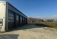 Halle mit 11 Lagerboxen und 4 Container am Hatric 157 zu verkaufen