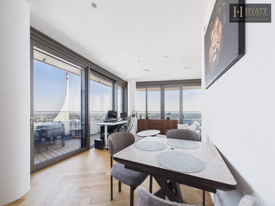 Danubeflats – Österreichs höchstes Wohnhochhaus mit atemberaubendem Ausblick, exklusivem Spa und urbanem Luxus direkt an der Neuen Donau