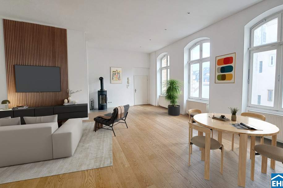 Einzigartiges Loft mit 7 Zimmern nahe Schönbrunn!, Wohnung-kauf, 849.000,€, 1150 Wien 15., Rudolfsheim-Fünfhaus