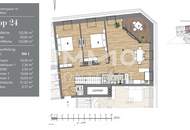 Exklusive Dachgeschoss-Maisonette- 4 Zimmer- 2 Terrassen