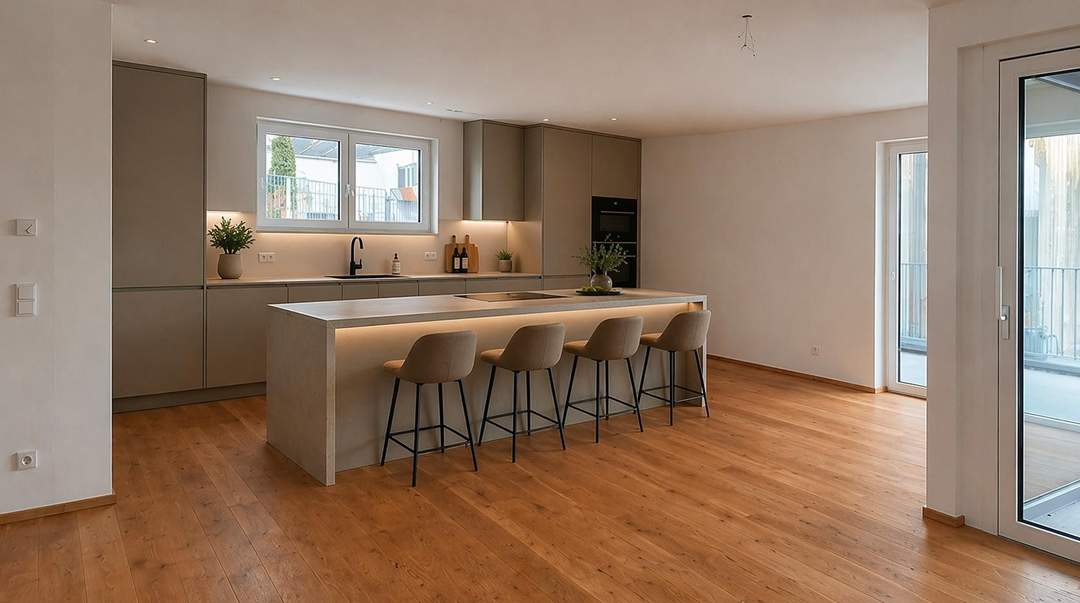 NEUER PREIS - Moderne Terrassenwohnung in begehrter Seenähe (provisionsfrei für den Käufer)