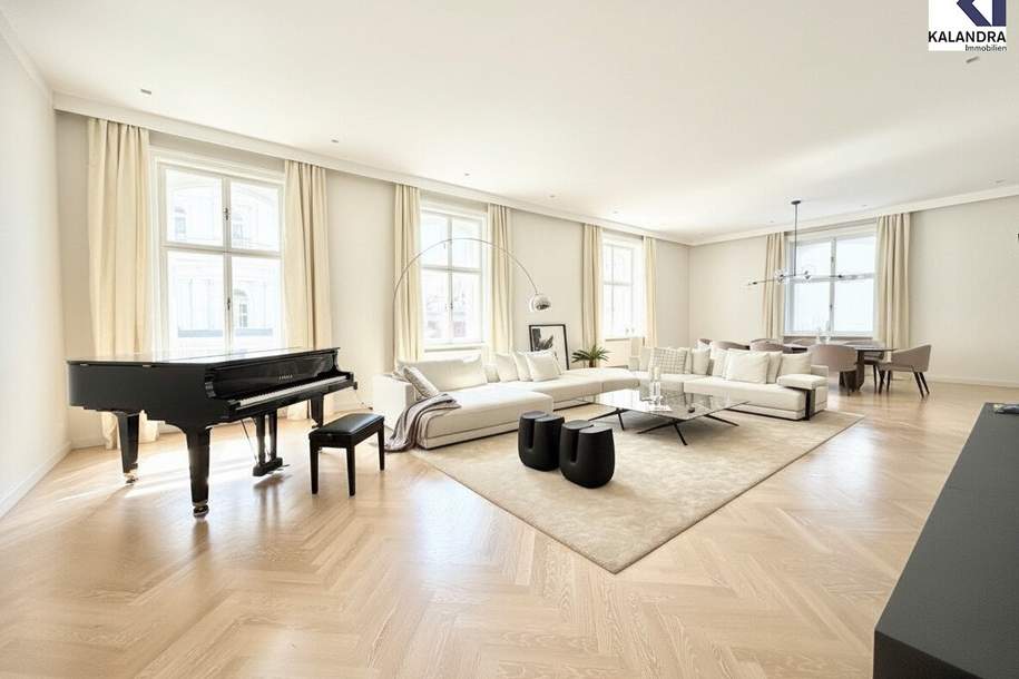 LUXUSMÖBLIERTE STIL-ALTBAUWOHNUNG KÄRNTNERSTRASSE, Wohnung-miete, 9.999,97,€, 1010 Wien 1., Innere Stadt
